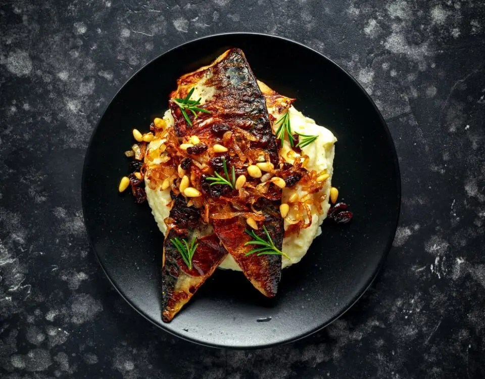 maquereau frais et sa purée