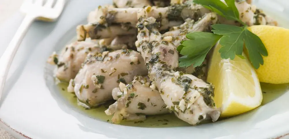 cuisse de grenouilles fraiches à l'ail et au persil