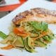 Filets d'églefin et des petits légumes